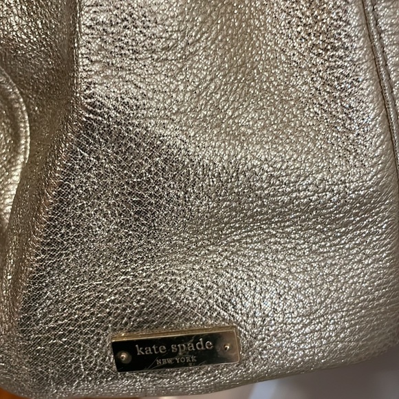 Kate Spade metallic gold handbag - Picture 3 of 4